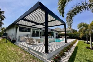 aluminum pergola