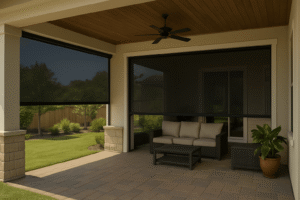 Motorized Roll-Down Screens